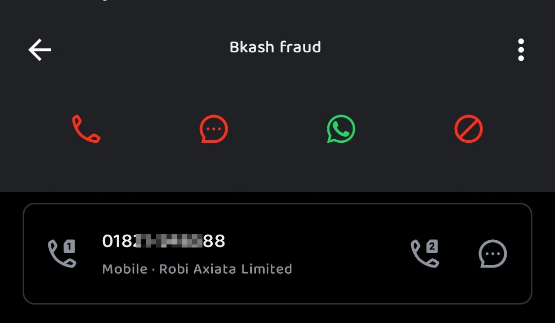 Bkash Scammer  - image 2