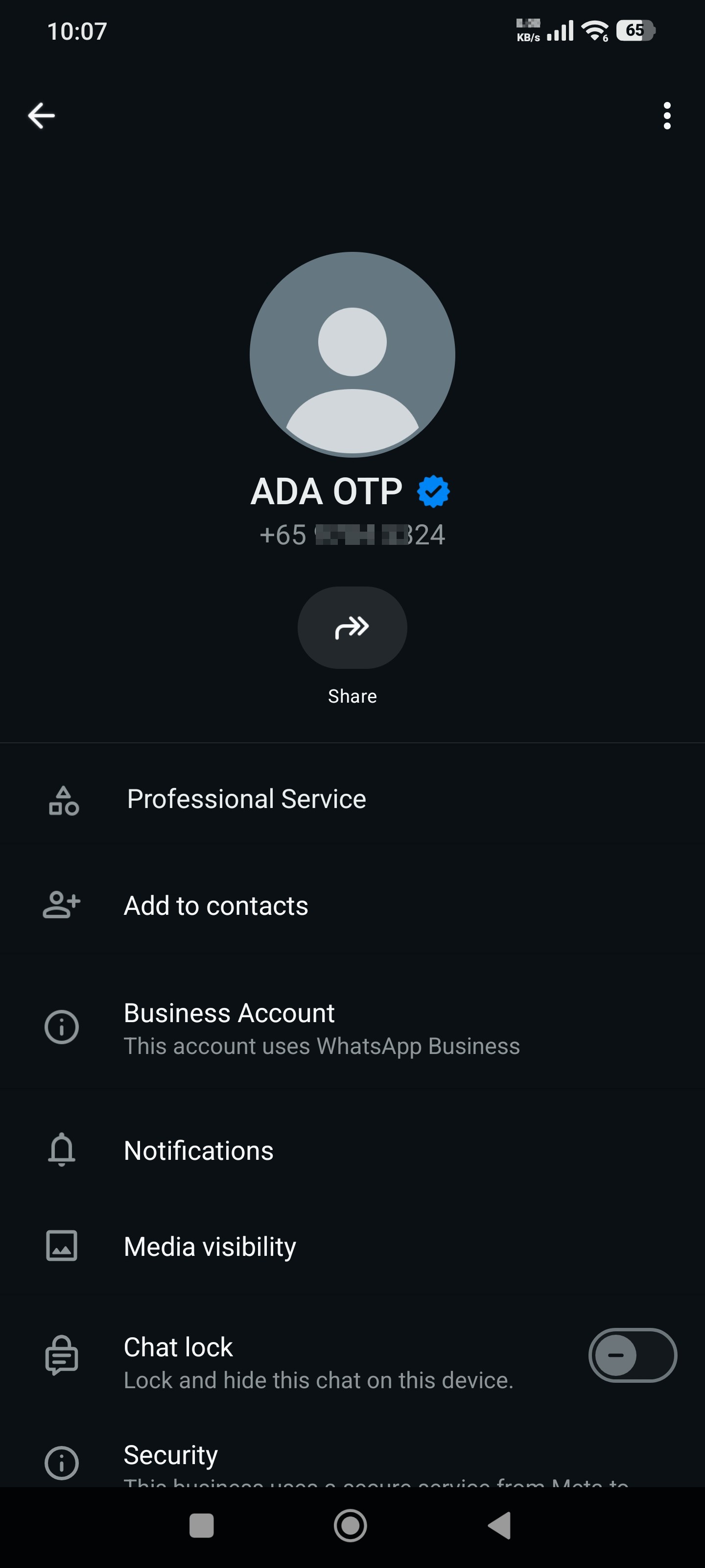 ADA OTP Message - Scam - image 2