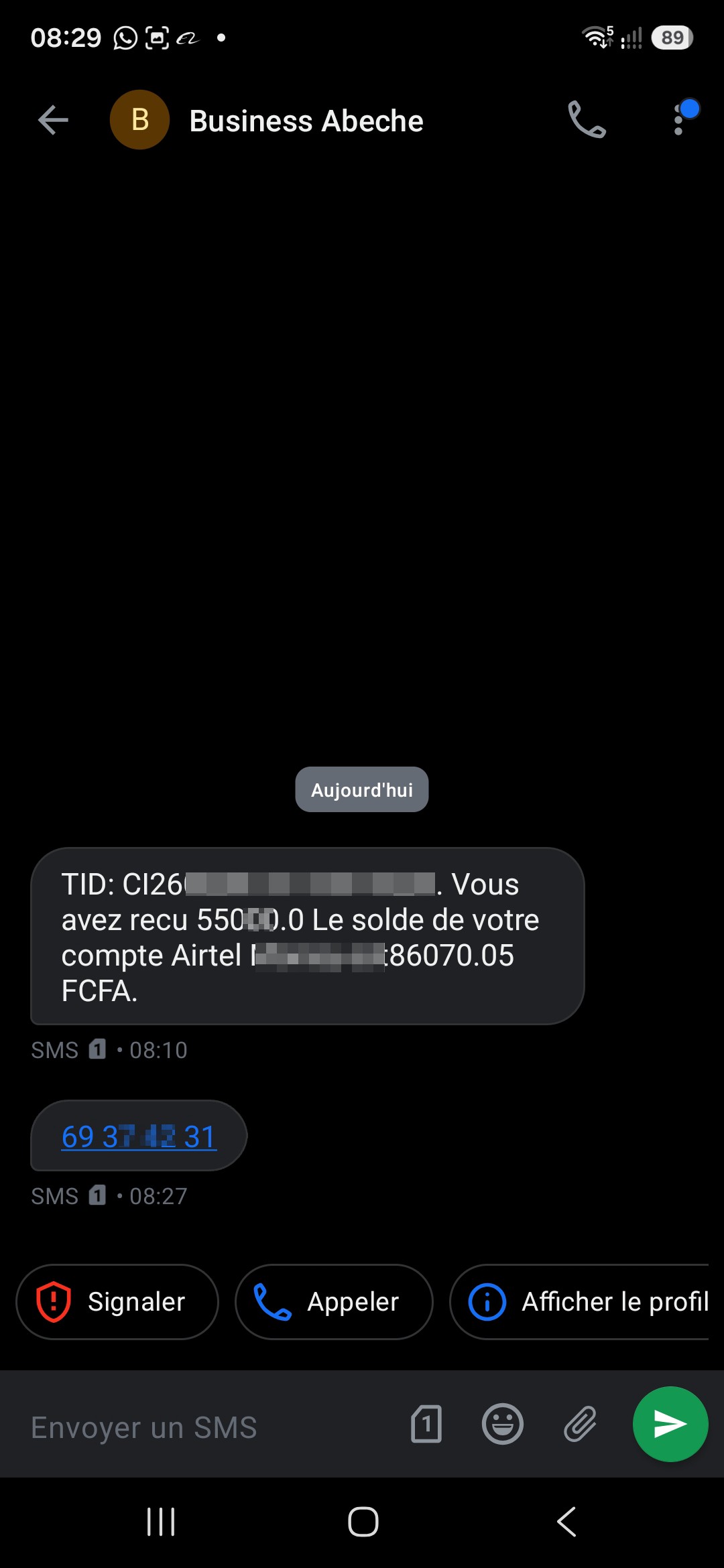 scam on Airtel Money