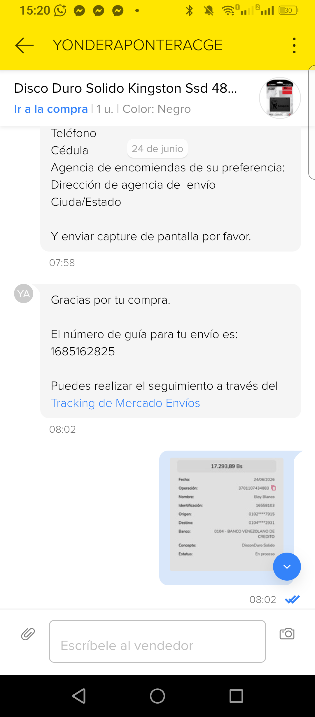Scam on Mercado Libre - image 2