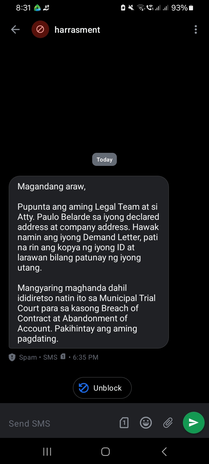 threat scam