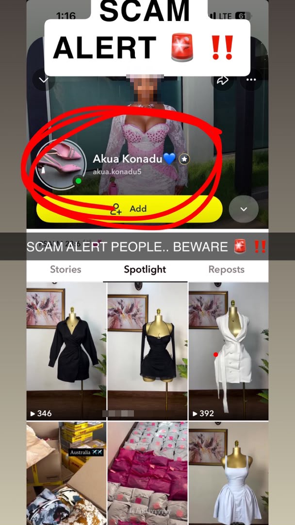 SCAM ALERT