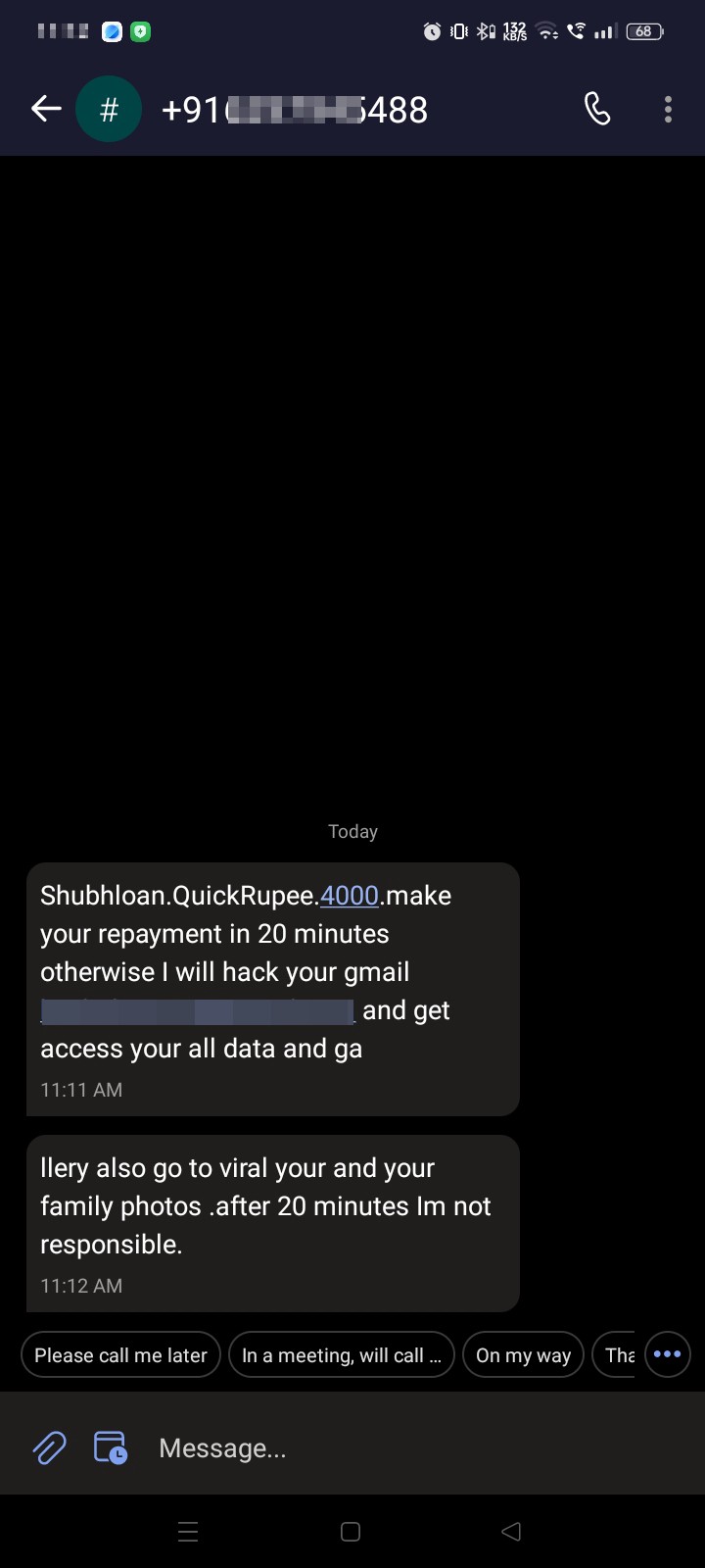 Shubh Loan app fraud - image 2