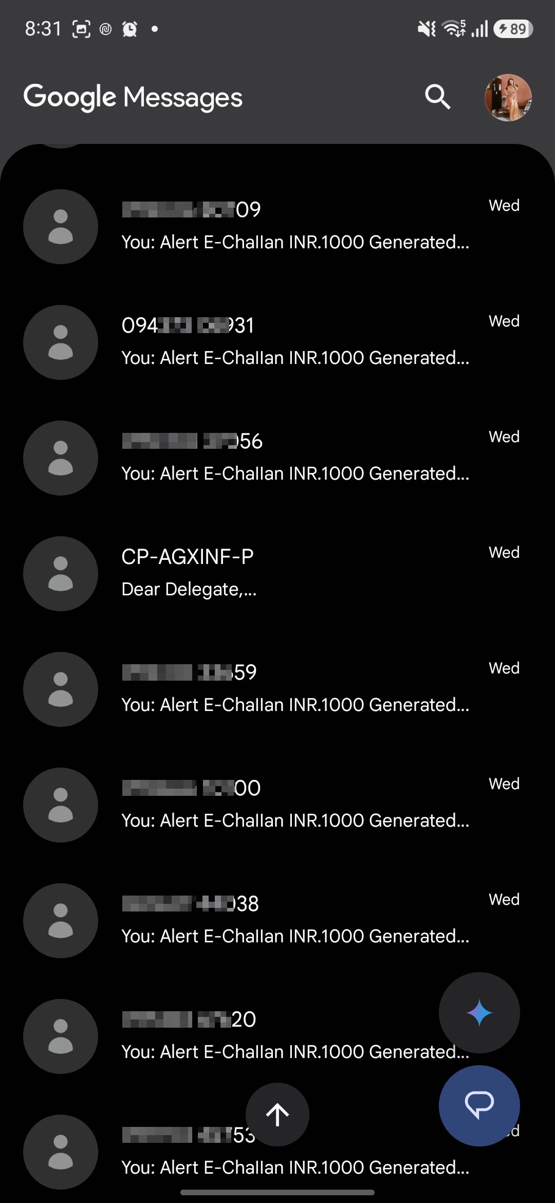 Challan scam