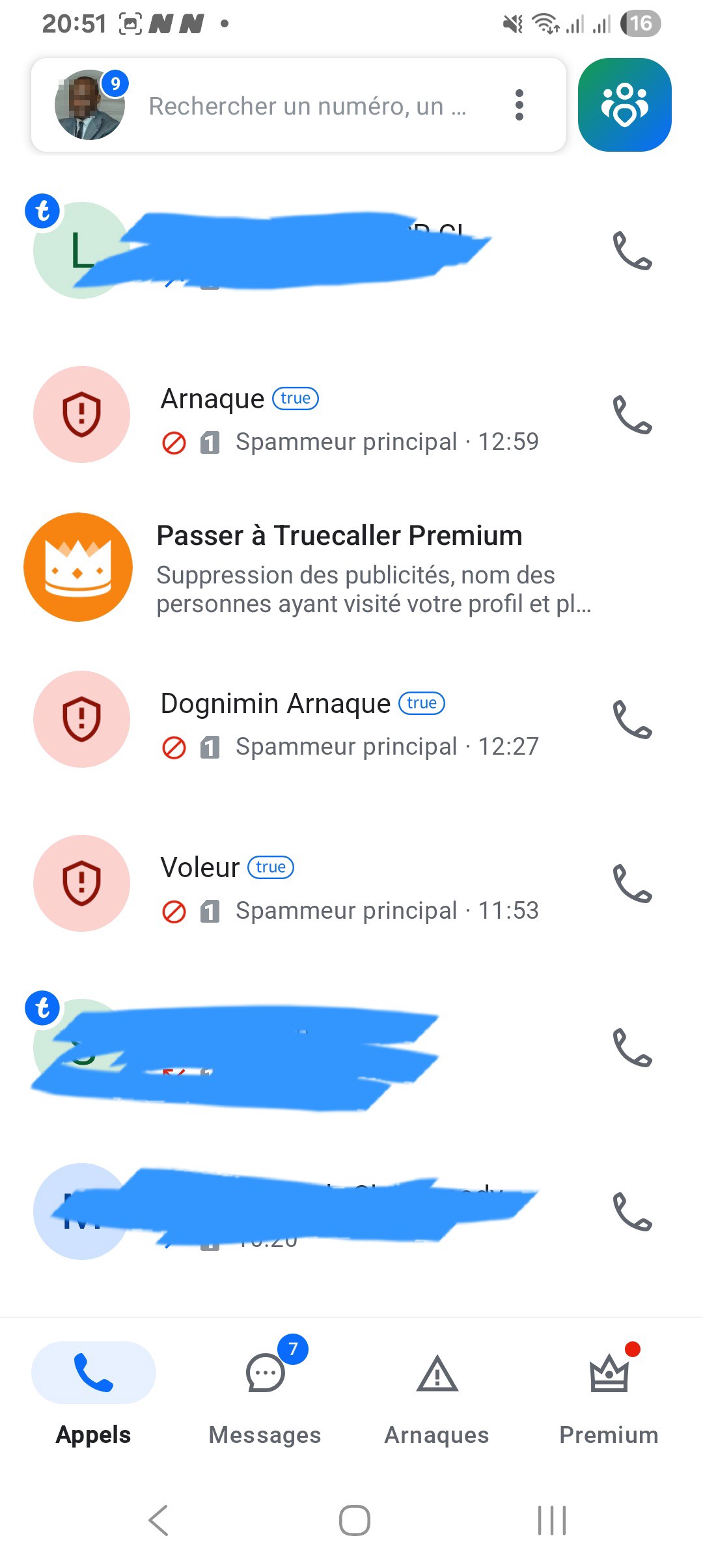 repetitive calls from scammers