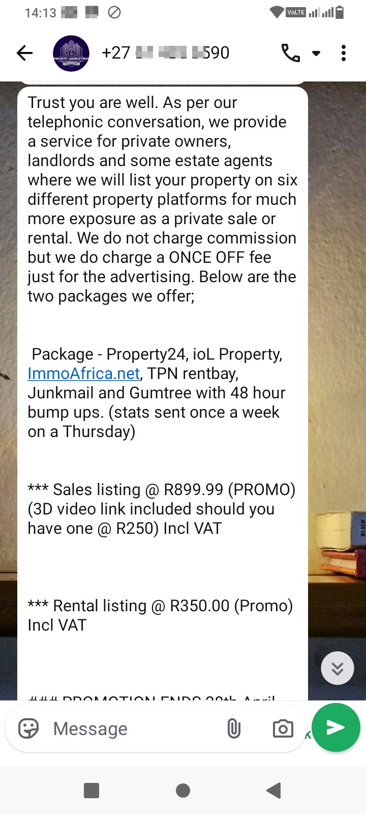 Transaction fraud/scam