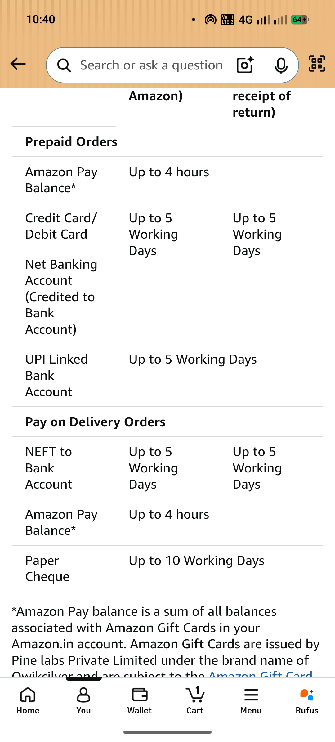 Do not shop from Amazon, otherwise your money might get stuck. - image 2
