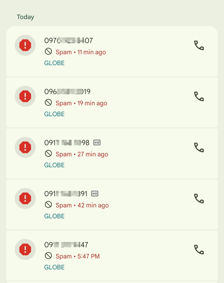 why am I getting calls like this?