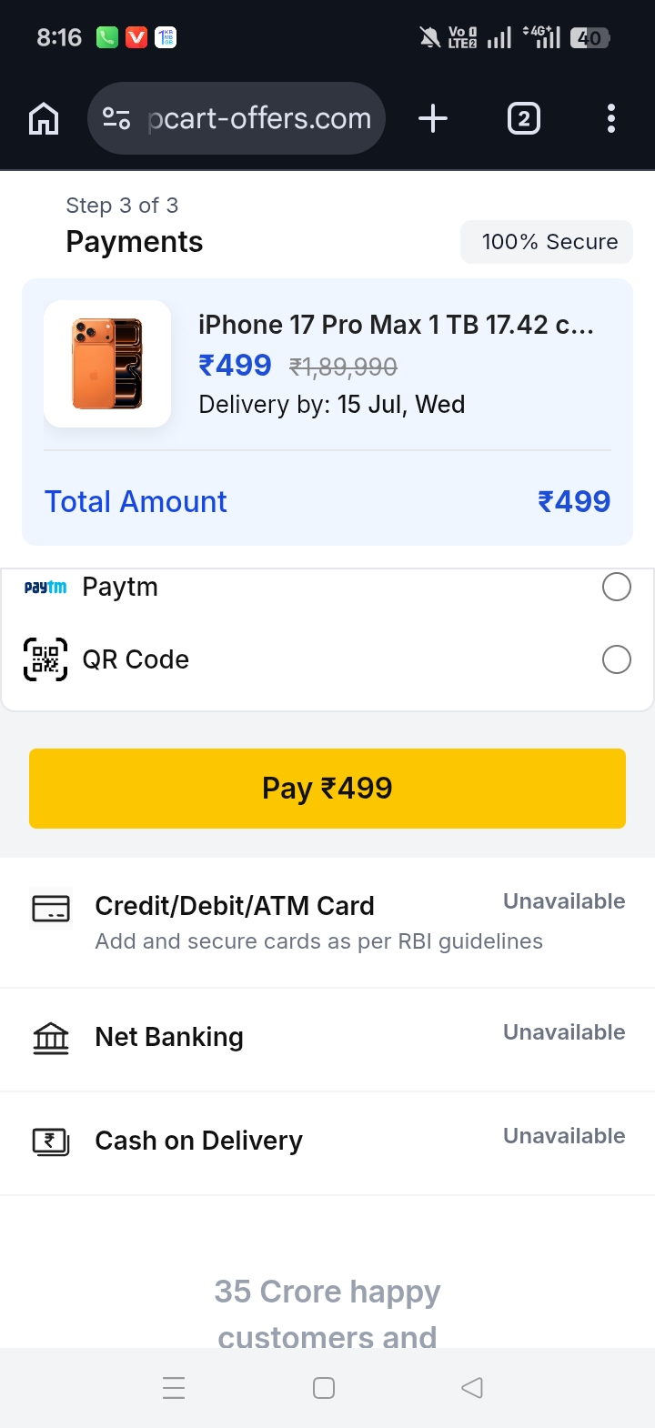 Flipkart fake website  - image 3