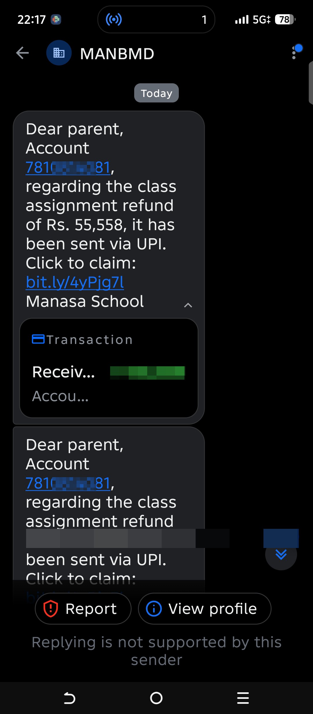 Link SCAM 