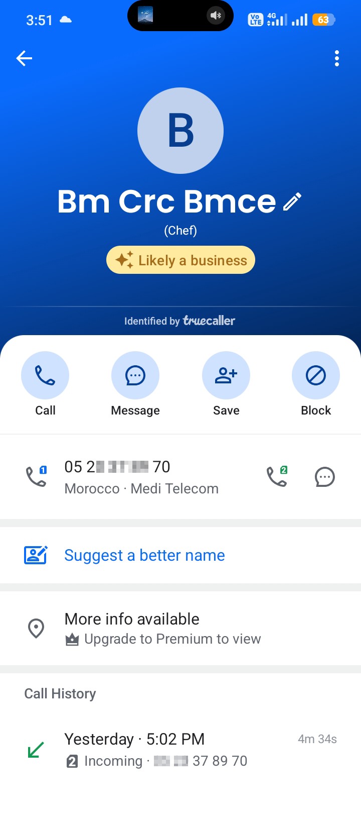 don't give any information they called me first.. be safe