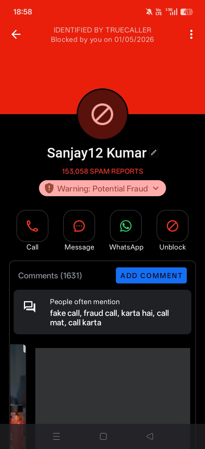this number has been calling me anonymously, and now this becomes so annoying ( Sanjay12 Kumar)