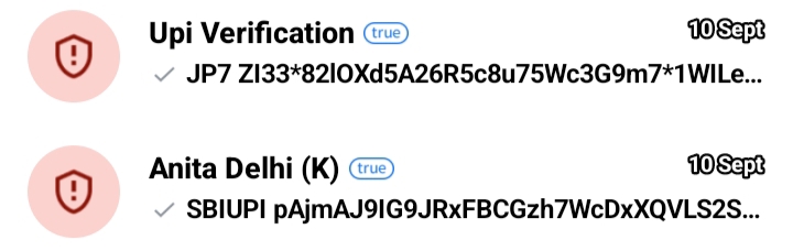 ⚠️ Suspicious UPI Verification Messages – Stay Alert