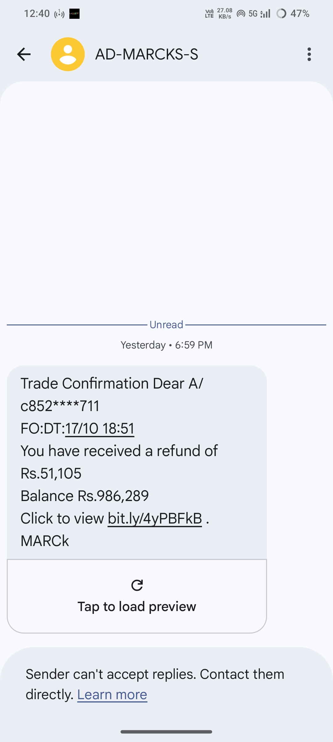 Spam Report 