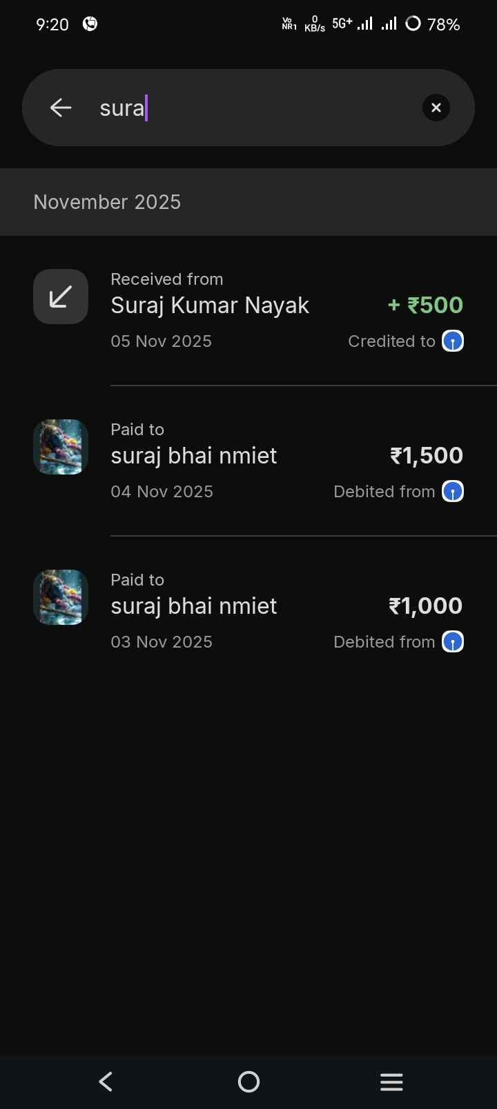 My college senior student scam 2500 ruoees