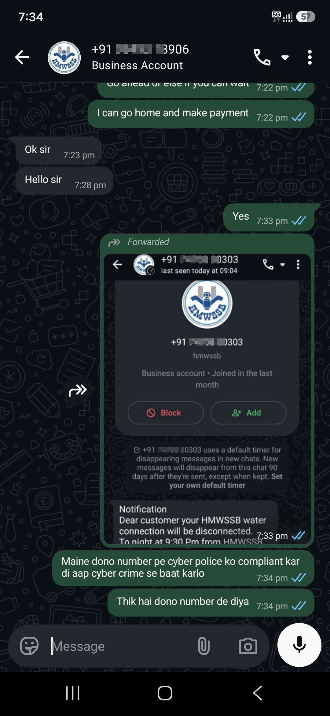 [PHONE] scammer dont respond
