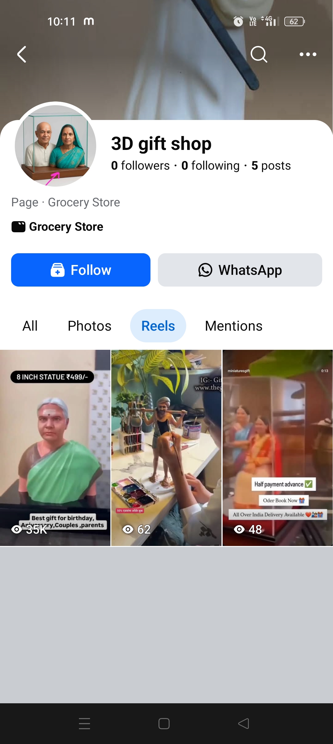 Facebook MURTI (STATUE ) scam