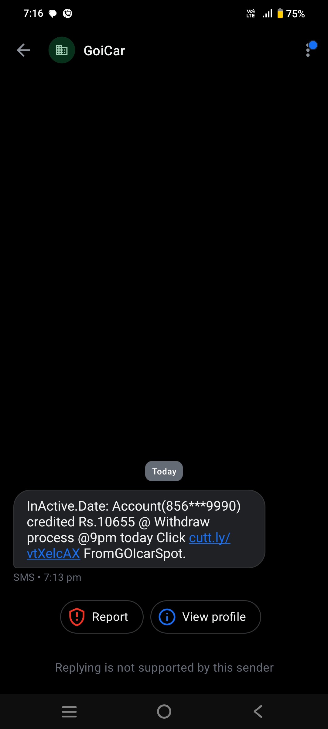 don't click any link