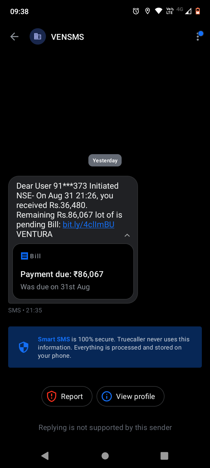 Trade scam