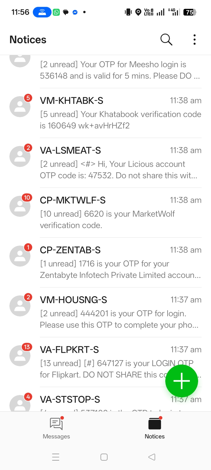 I am receiving multiple OTP from different Nos