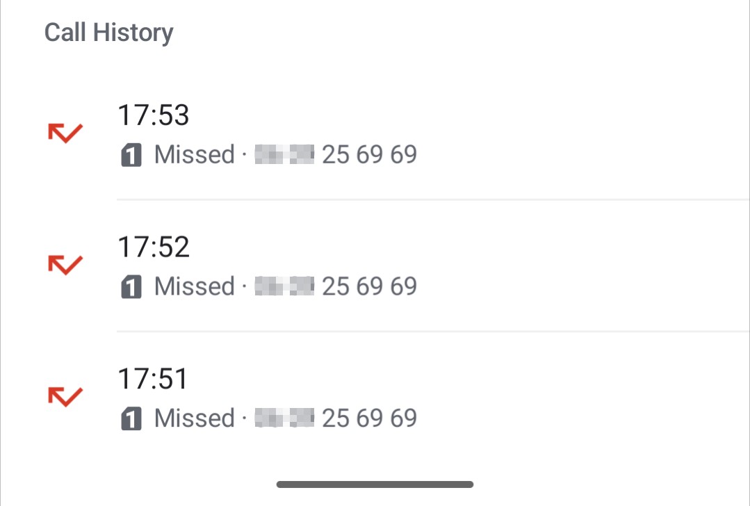 getting multiple phone calls from random phone numbers. 