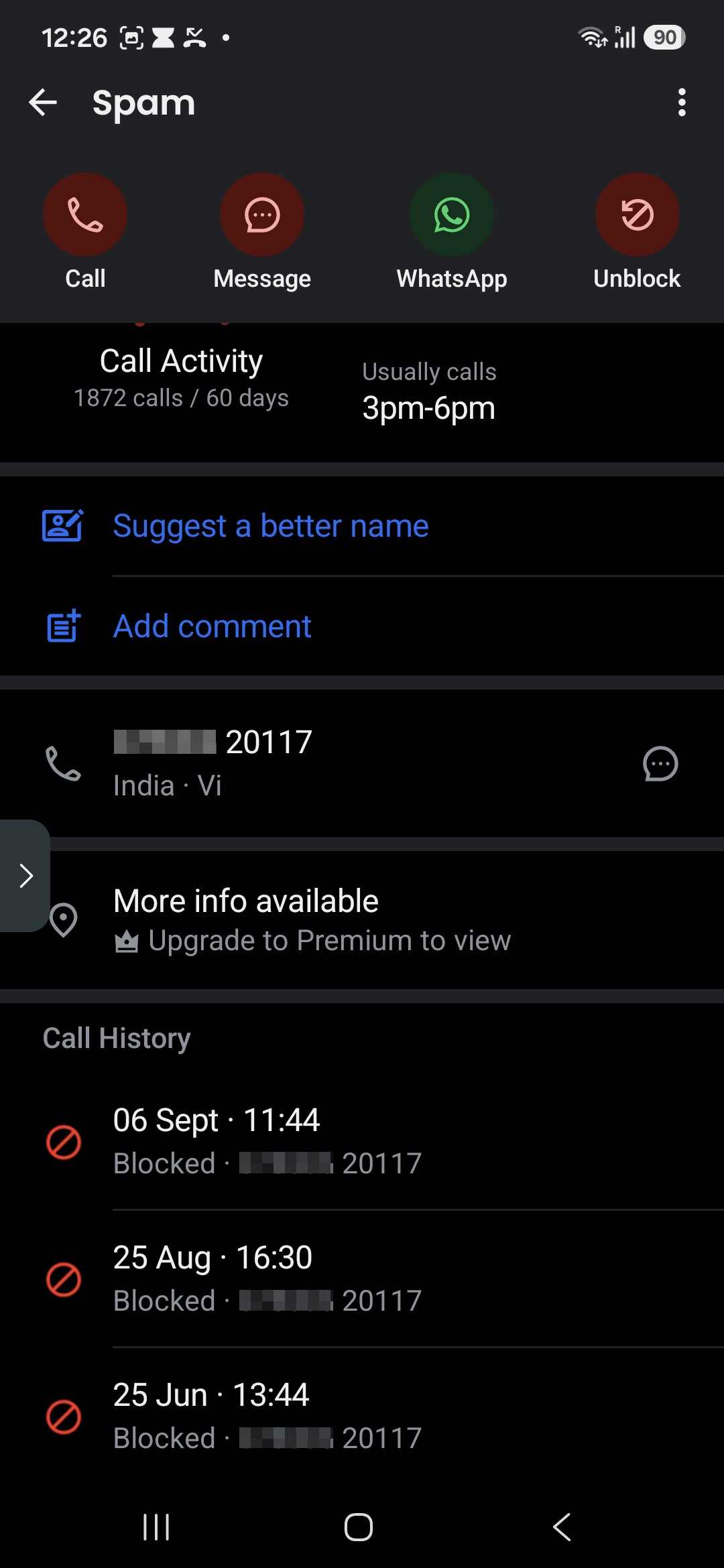 spam alert