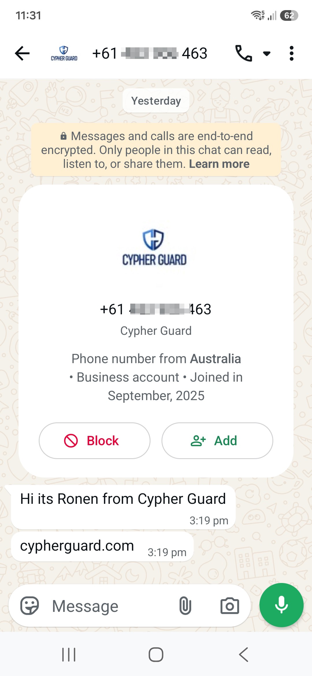 claiming they can get your money back 
