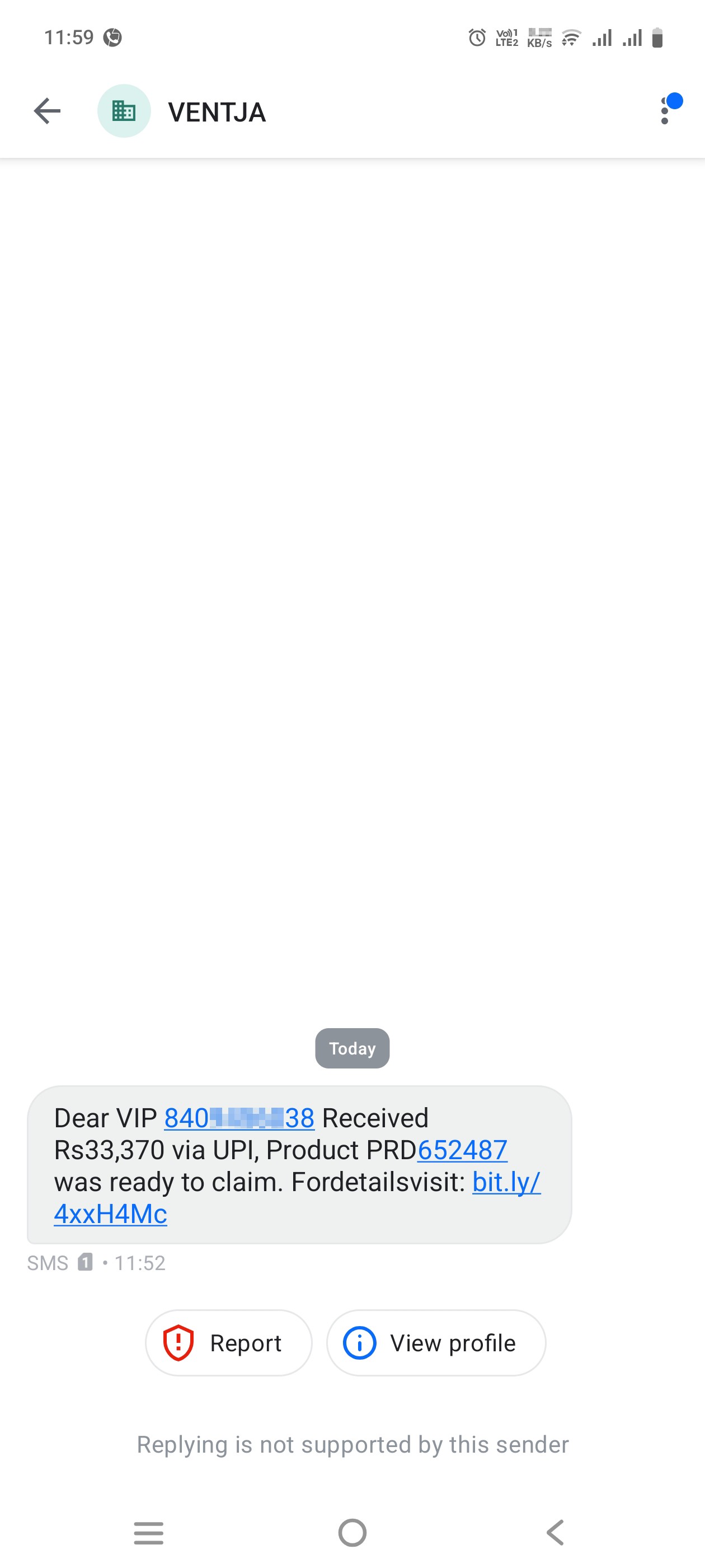 Don't Click to unknown link