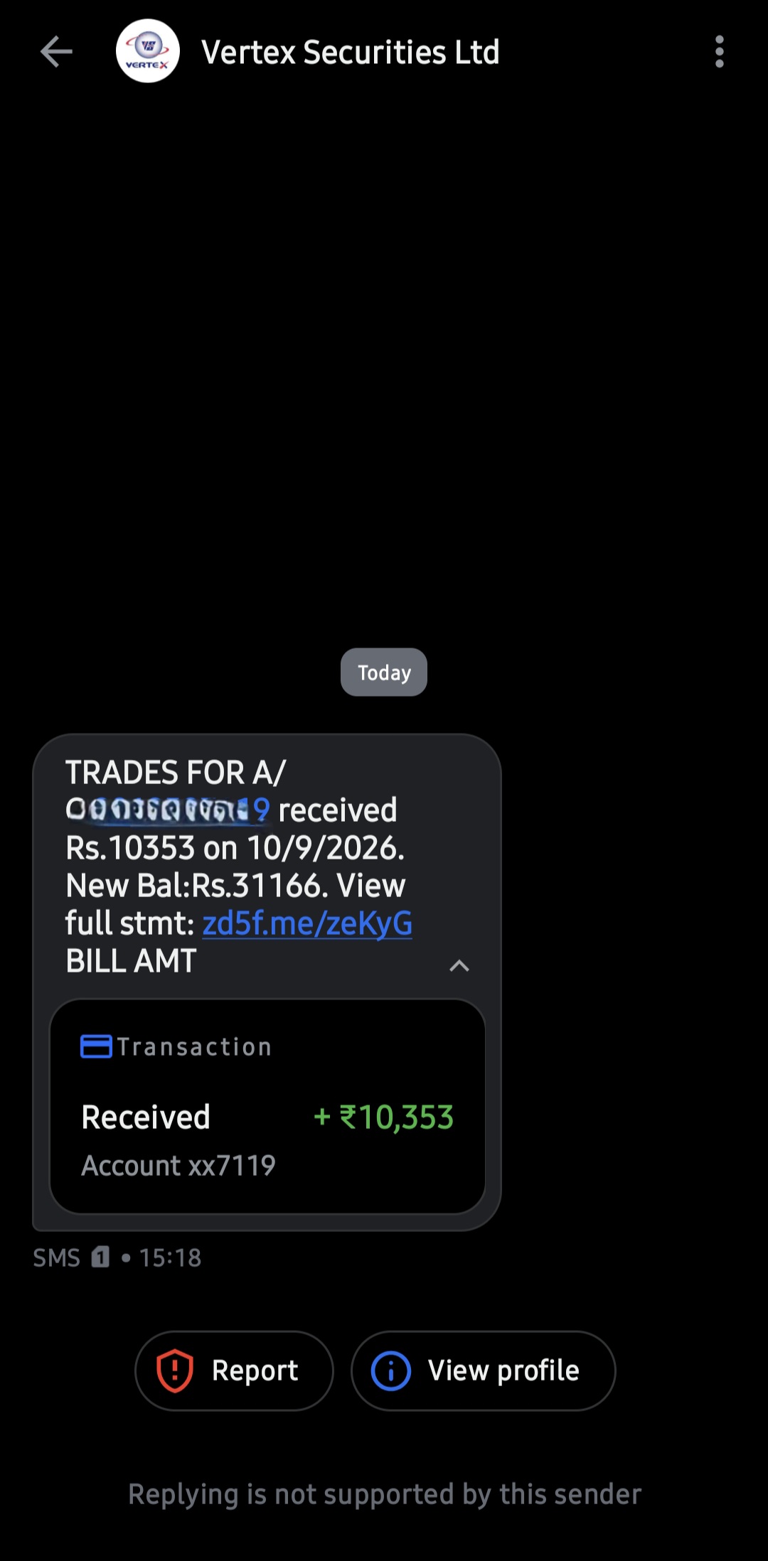 Beware of Fake Trading SMS & Phishing Links! 🚨