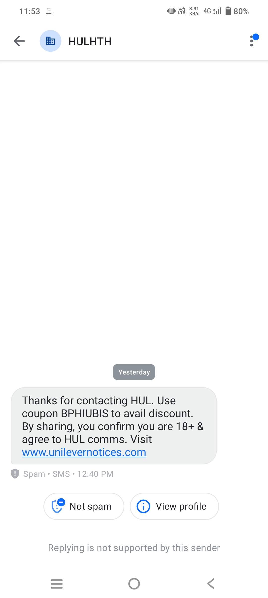 does anyone got message like this ??