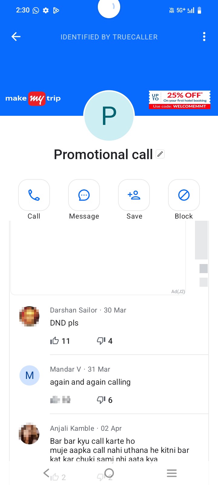 I was thinking the number was fraud