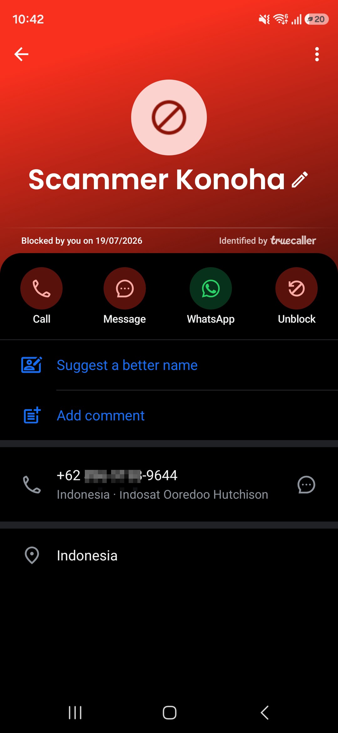 Don't pick up the video call