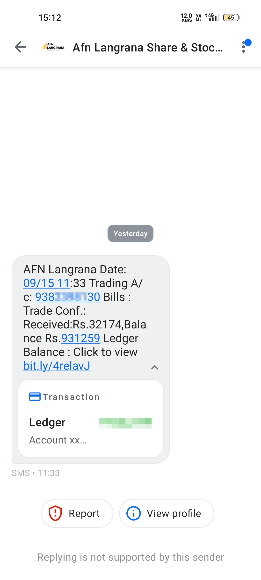 Online scam