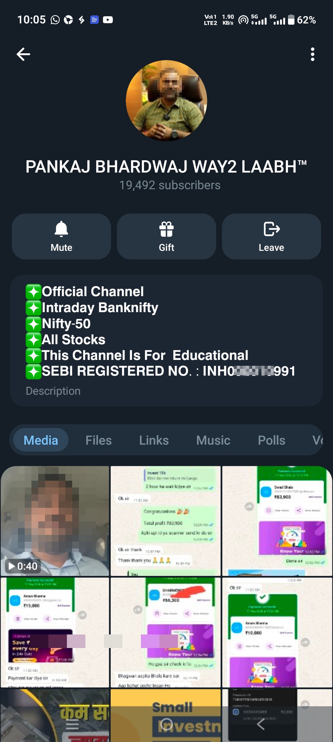 Share market Investment Fraud.