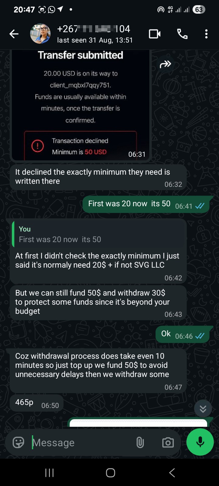 Agent scam - image 2