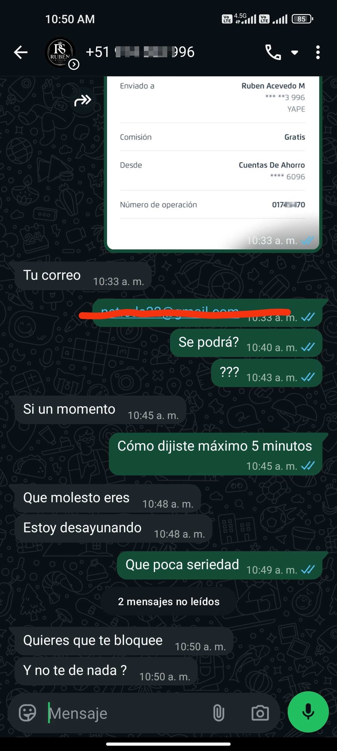 Spotify scam
