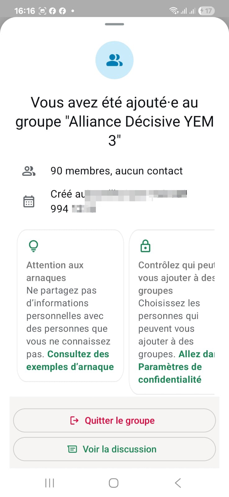 WhatsApp scam