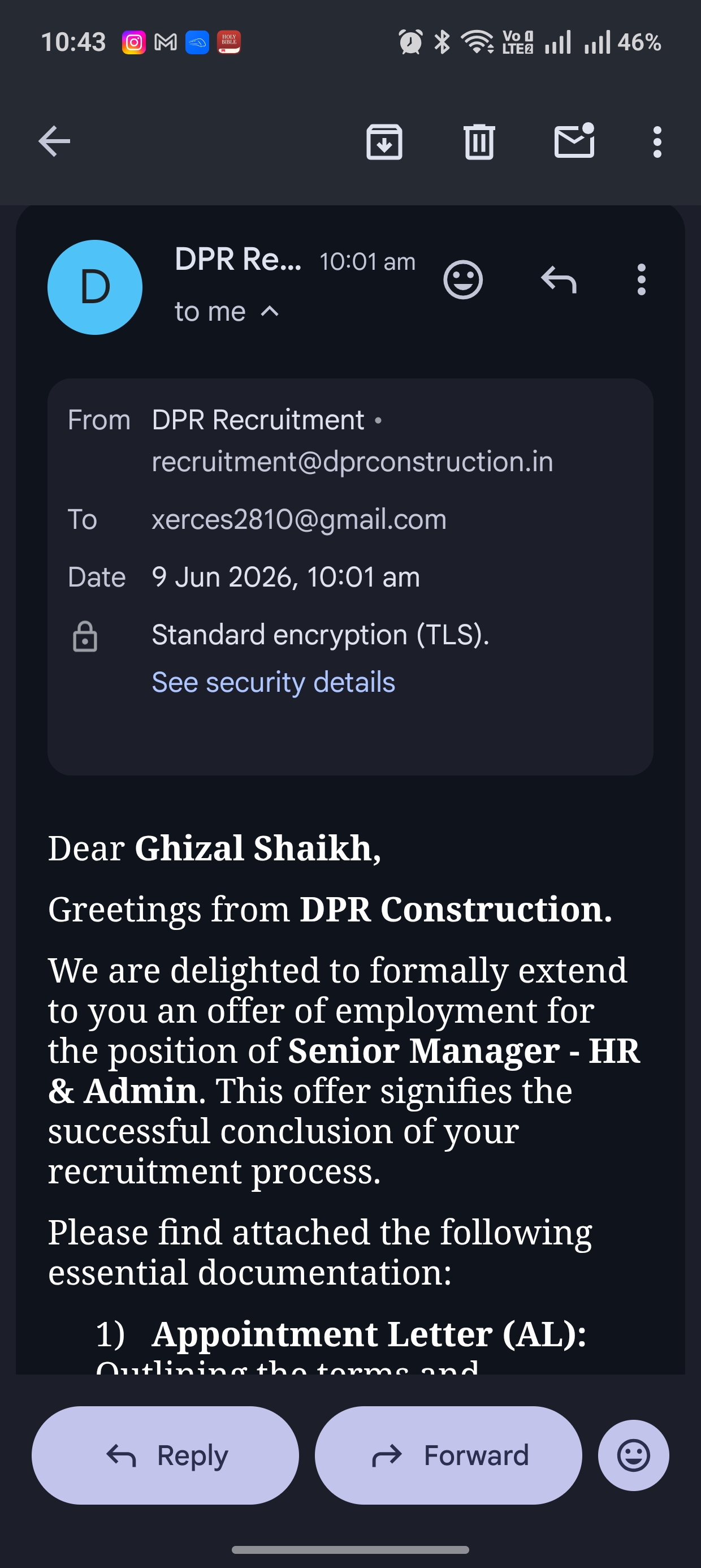 Job scam of DPR construction