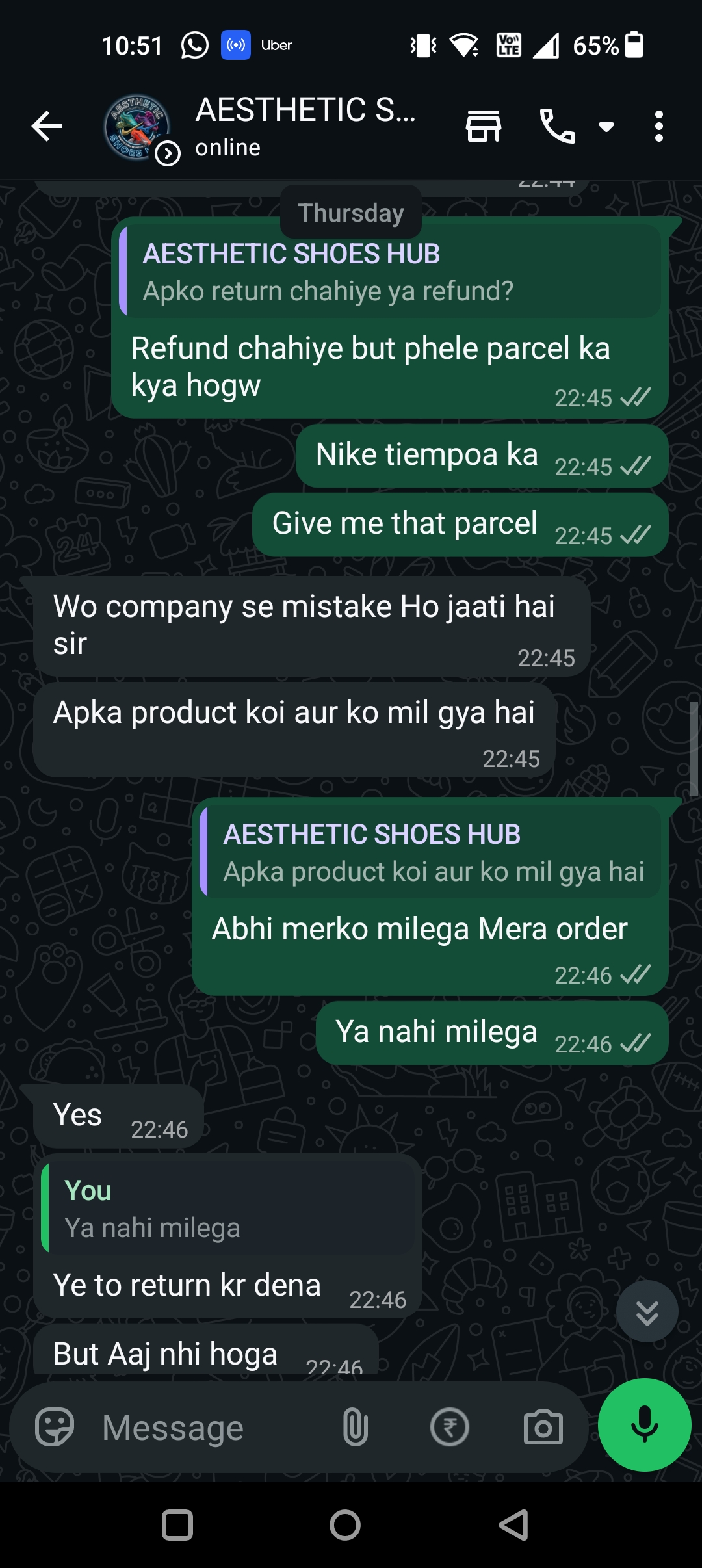 asthetic shoes hub scam - image 6