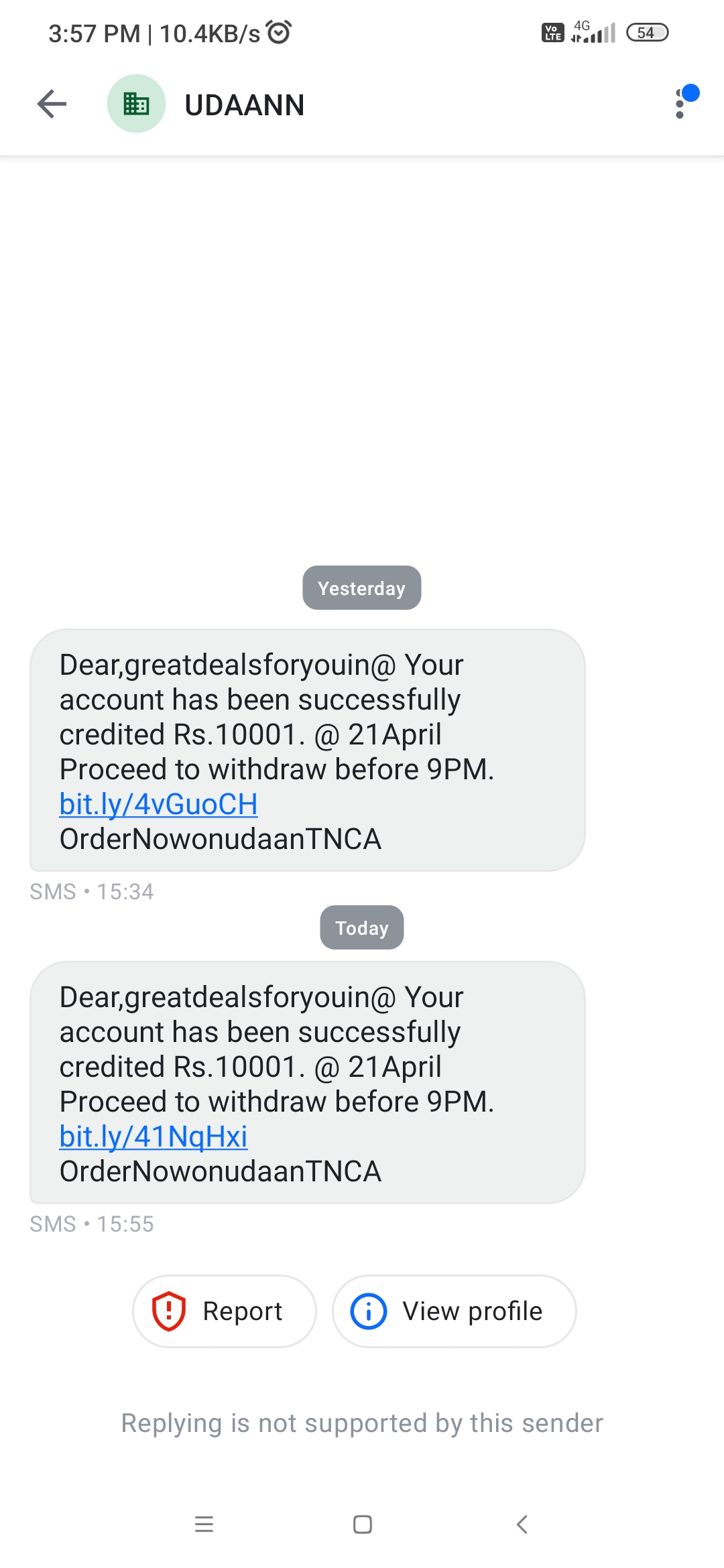 a new scam