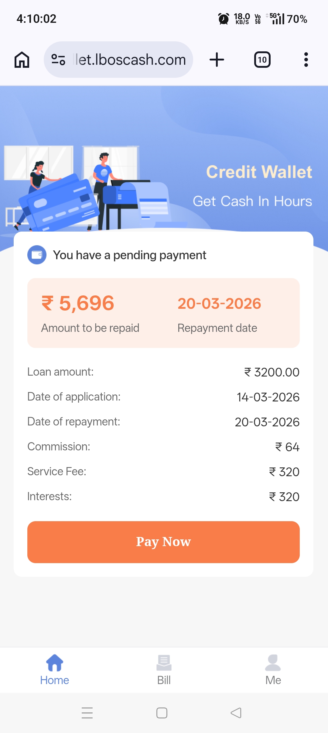 Fake loan scam 