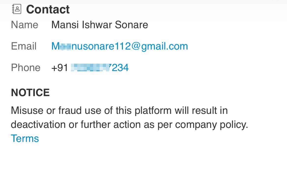 fraud call about job - image 2