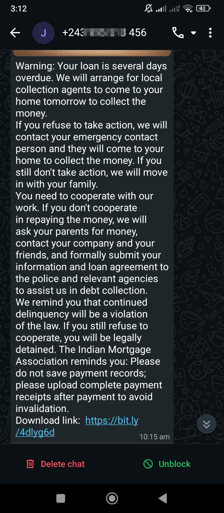 Received SMS and Wahtsapp msg from indian and foreign no. is this a scam what to do