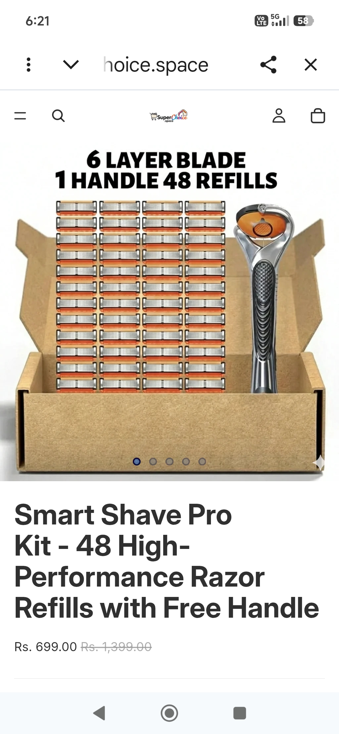 online shaving blad sale - image 2