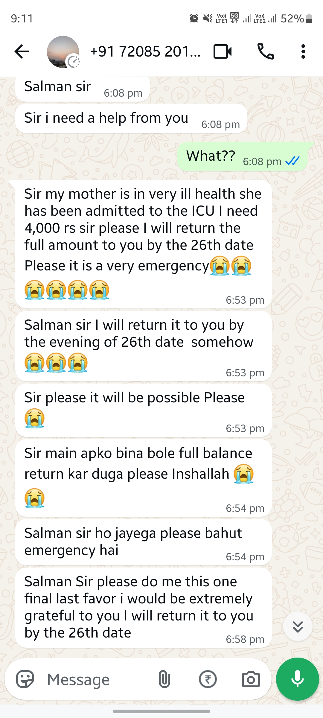 scam number