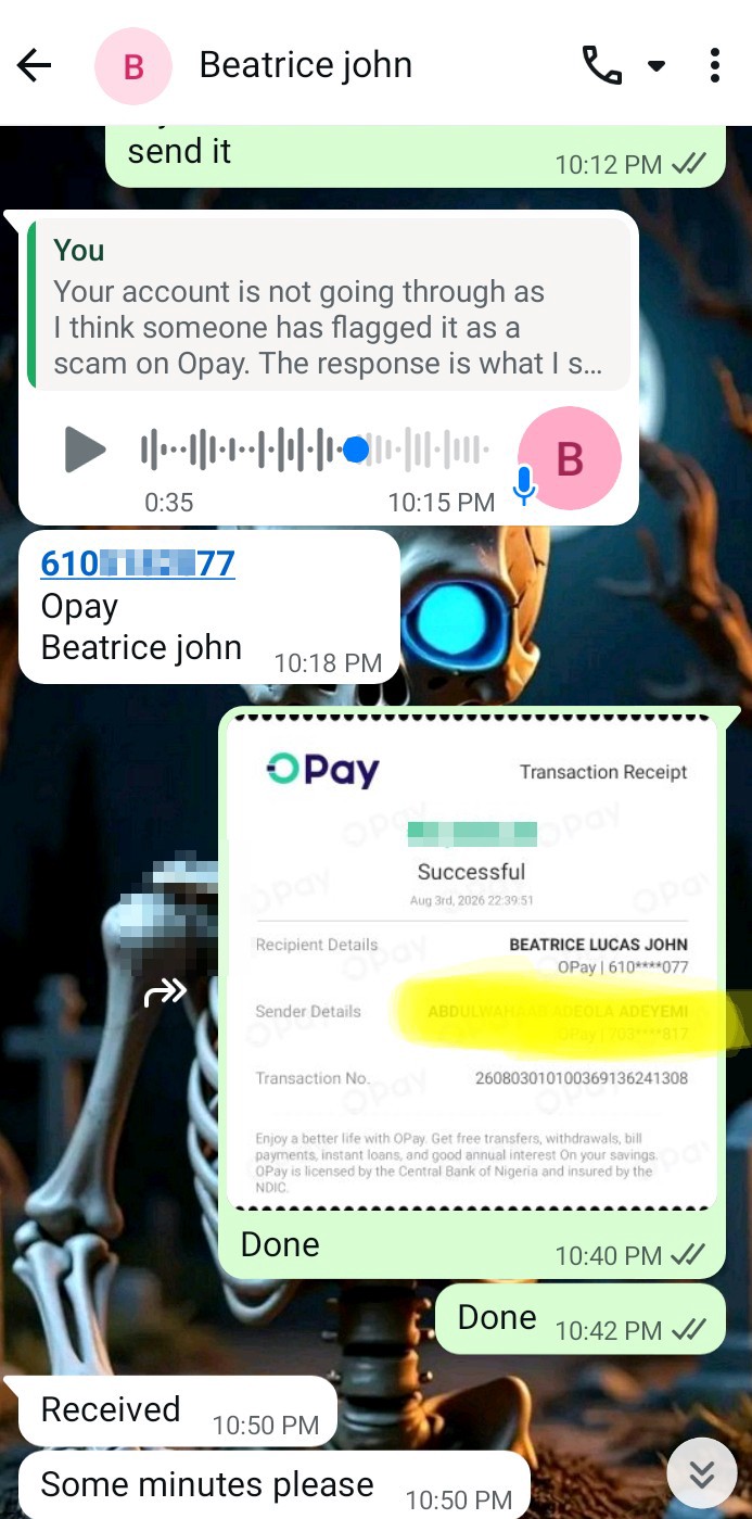 love scam