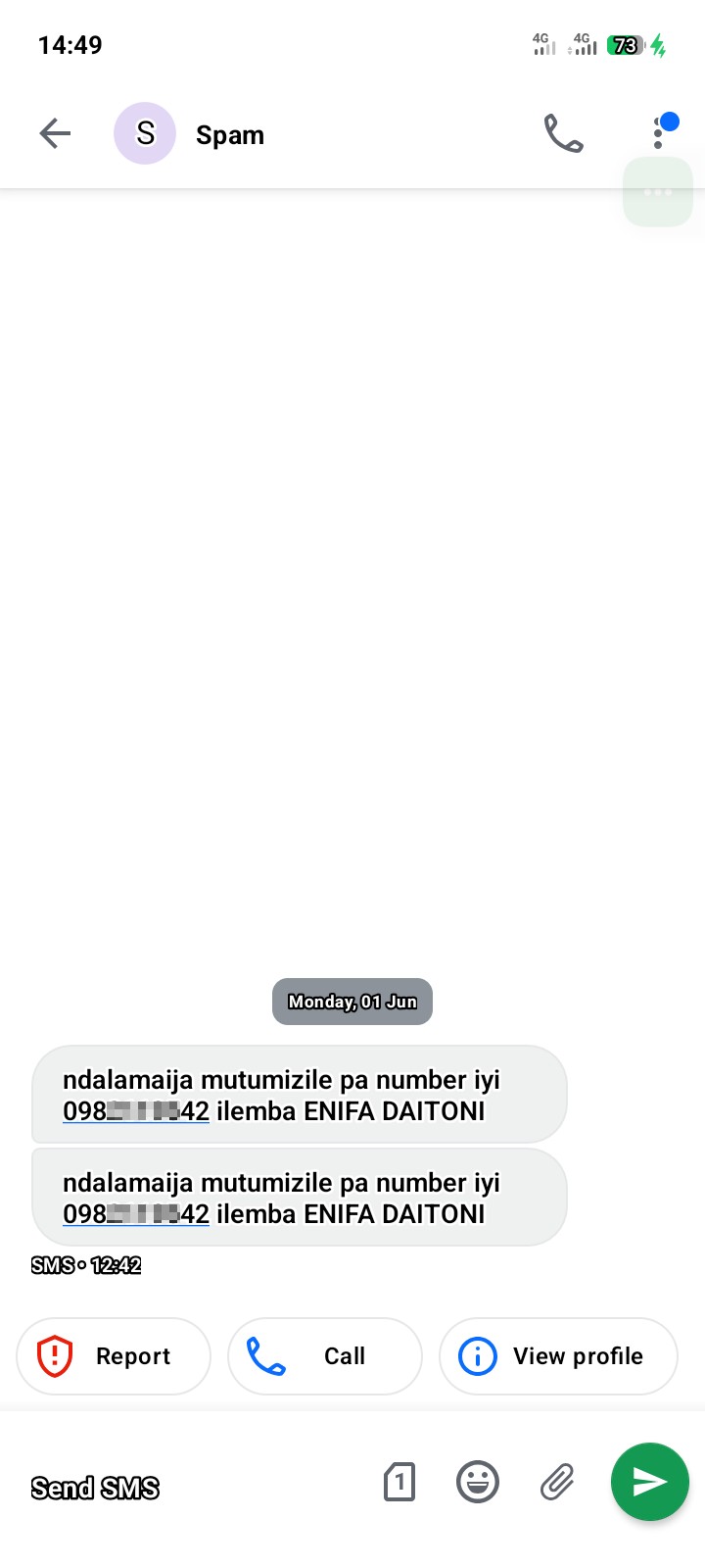 Be aware to this scammers 