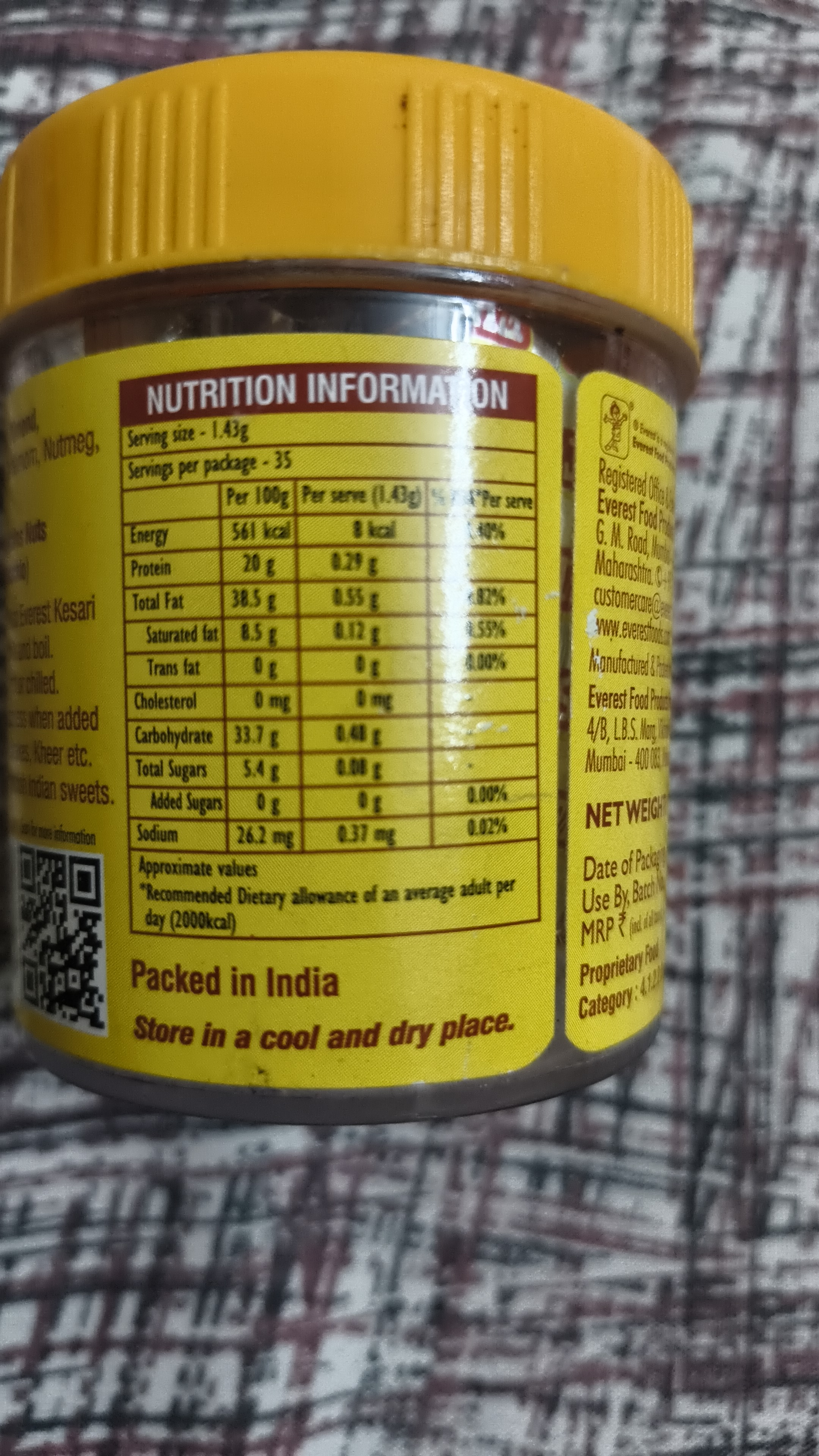 Everest kesri Milk masala powder  - image 2