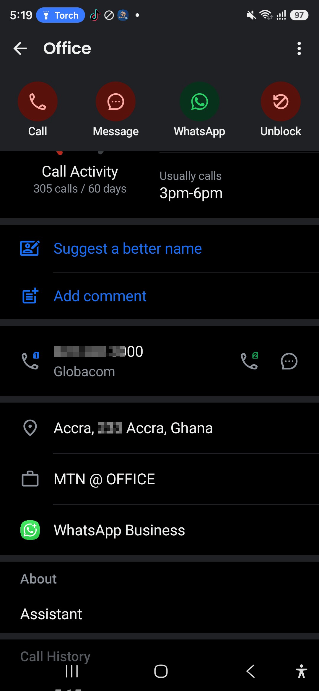 Fraudulent  Number 