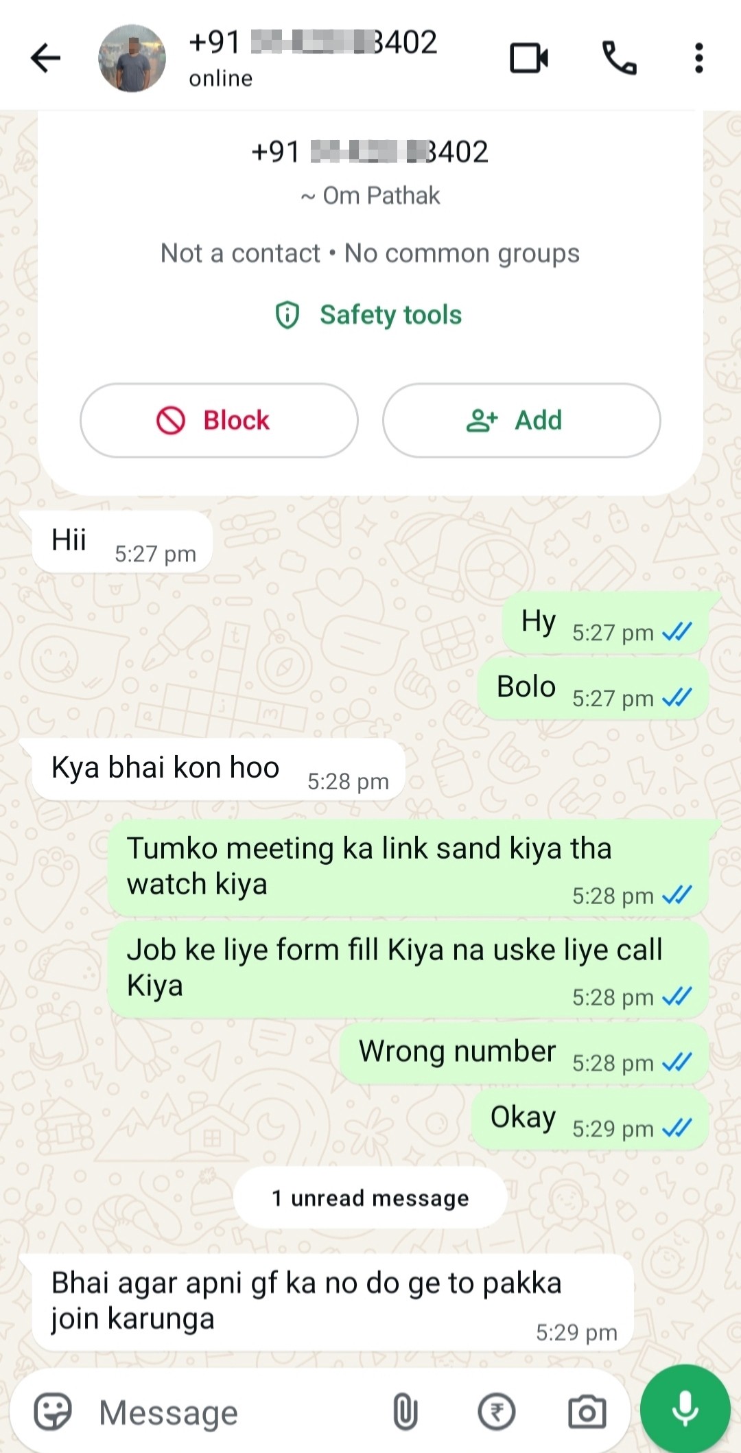 scammed faurd parson 